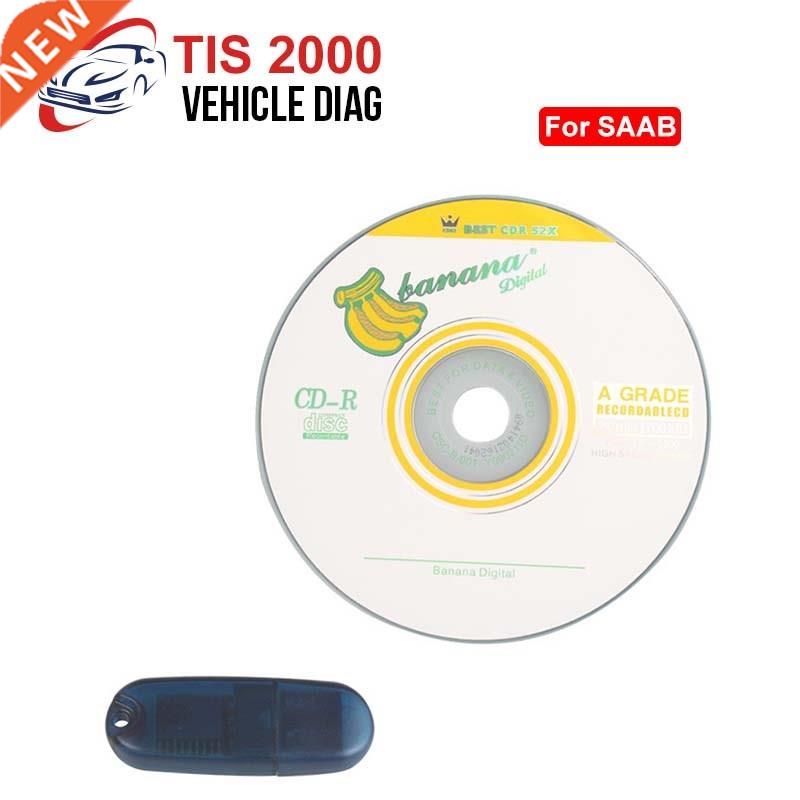 TIS2000 CD and USB KEY for G M TECH2 for SAAB G M Car Model