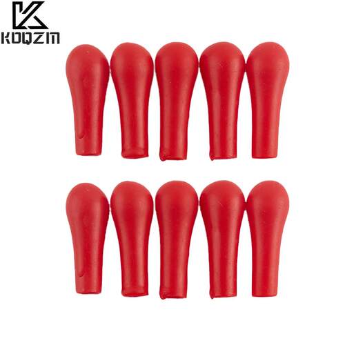 10pcs Dropper Red Rubber Bulb Head Dropping Bottle Insert Pi