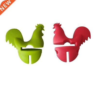 2PCS Splashproof Lid Lifter Lid Holder Silicone Heat Resista