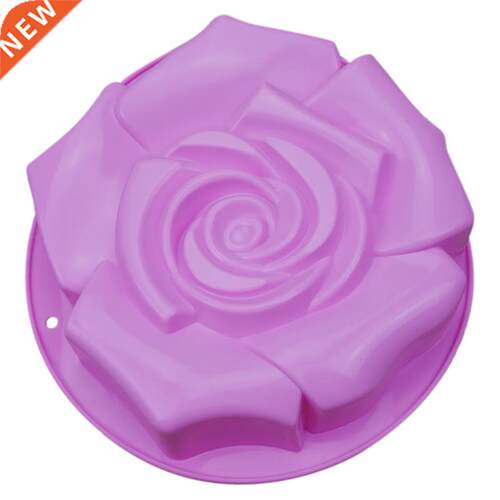 1pcs Silicone Mds Cake Md Non-Stick Rose Shape Bread M