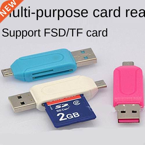 NEW Micro USB & USB 2 in 1 OTG Card Reader High-spee