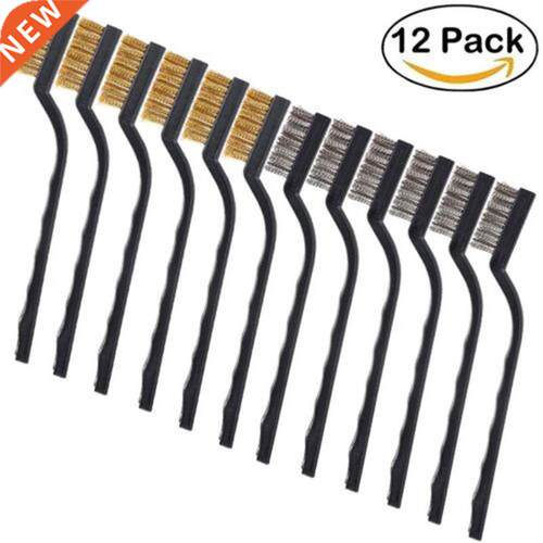 12pcs/set Stainless Steel Wire Brushes Copper Wire Brushes M
