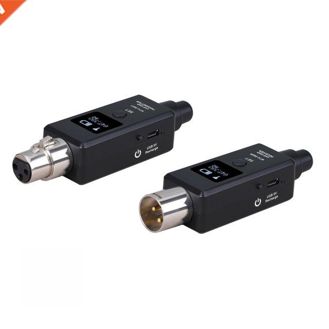 1Pair Micphone Wireless System UHF DSP Transmitter Receiver