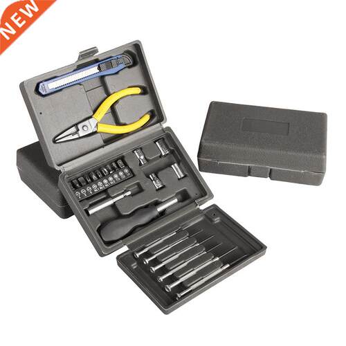 24pcs Household Tool Repair Kit Combination Toolbox Electron