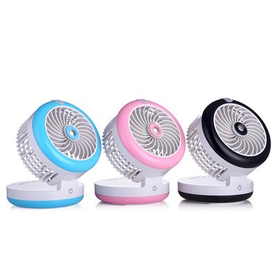 808F Portable Water Spray Mist Fan Electric USB
