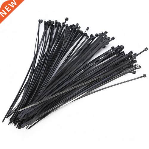 100pcs NylonZip Trim Cable Loop Ties Wire Self-Lo 200 x 3mm