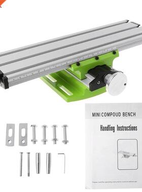 Mini Milling Machine Work Table Vise Compound Bench X-Y 2 Ax