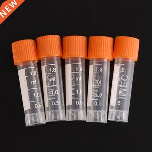 20pcs 1.8ml PP Lab Analyss Freezng Tubes Graduaton Centr