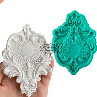 Flower Frame Silicone Epoxy Resin Mould cake mold fondant mo