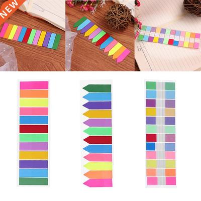 12 Color Sticky Notes Index Memo Pad N Times Label Paper Sel
