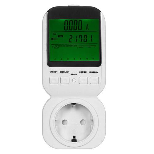 Energy Meter Plug Volt Meter Watt Power Analyzer Power Energ