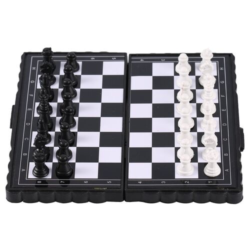Portable Folding Magnetic Pocket Plastic Chess Chess Enterta