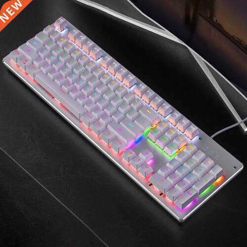 2021 Ergonomic Stylish Wired Gaming Mechanical RGB LED Backl
