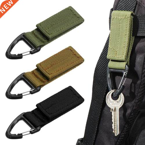 Military Tactical Hanging Key Hook Clip Clamp Buckle Nylon W