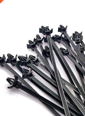 Cars Mount Wire Tie Clip Releasable Nylon Tie Wrap Cable Fas