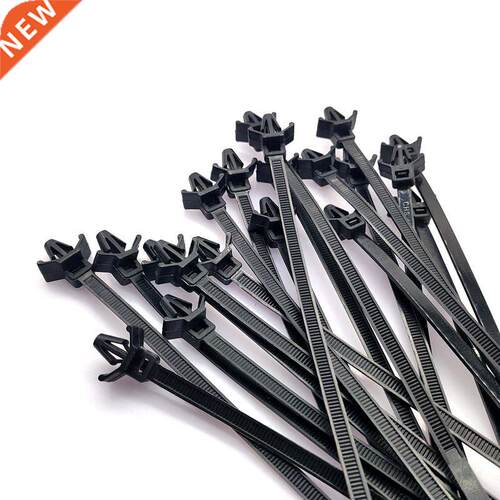 Cars Mount Wire Tie Clip Releasable Nylon Tie Wrap Cable Fas