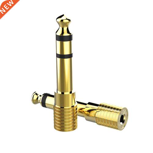 6.35 mm Jack Stereo Cable Gold 6.5mm 1/4'' Male to 3