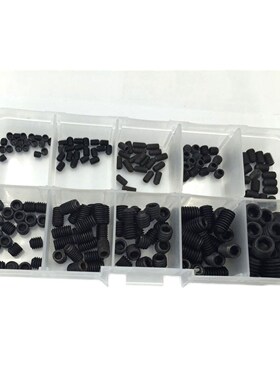 200PCS M3 M4 M5 M6 M8 Hex Head Socket Hex Grub Screw Set Ass