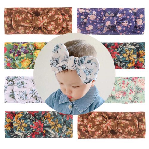 New 12 Colors Newborn Baby Headbands Children Seamless