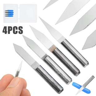 4pcs/set Carbide PCB Engraving Bits Mayitr CNC Carving Route