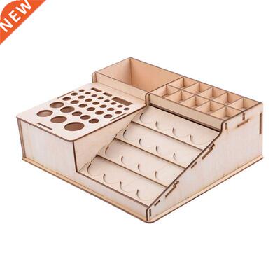 Wooden Paints Bottles Rack Modular Stand Storage Rack  Ar