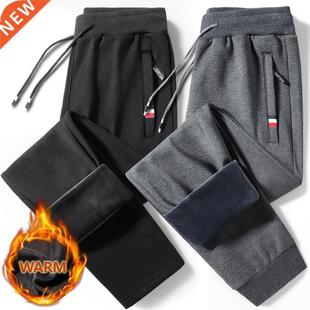 Winter Warm Pants Men Cotton Fitness Sportswear Tracksuit Bo
