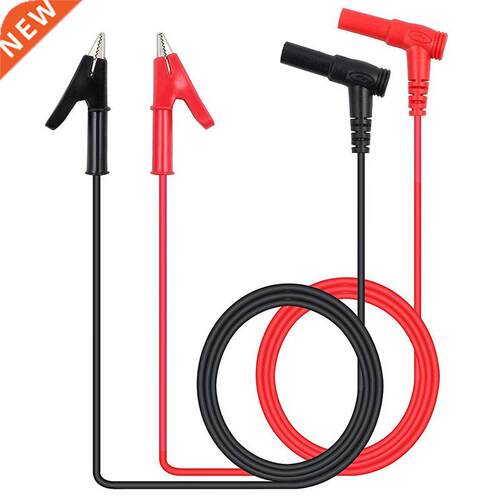 Pair Banana Plug to Alligator Clip Test Lead Crocodile Clip