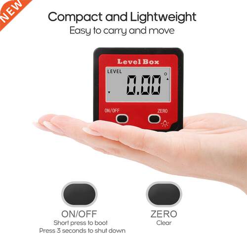 Digital Level Protractor Inclinometer Mag-netic Level Angle