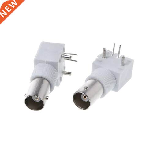 10x PC Board PCB Mount Right Angle BNC Female Jack With Bulk