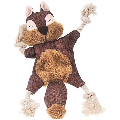 Stuffless Dog Toys for Puppy, Crinkle Squeaky Dog Chew Toys