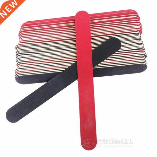 50pcs/lot Hgh Qualty Wooden Emery Board Sandpaper Fles N