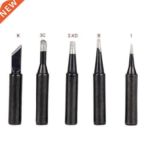 5Pcs Lead-Free Soldering Iron Tips 900M-T I/K/B/3C/2.4D Weld