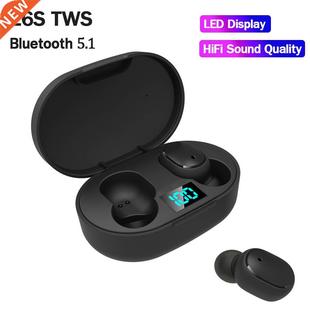 TWS E6S Wireless Headphones Bluetooth Earphones Headset with