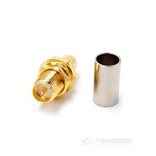 10PCS SMA Female Adapter RF Connector SMA Female Jack Crimpi