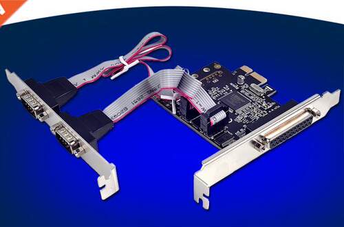 2 Port Serial RS232 + 1 Port Parallel PCI-Express Expansion