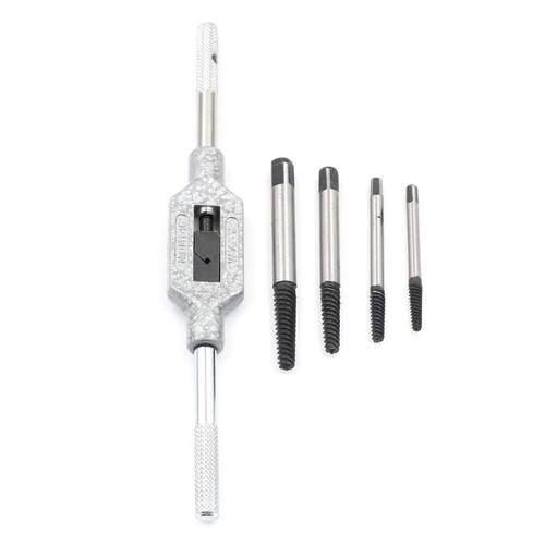 5PCS Cr-Mo Screw Extractor Broken Bolt Remover Drill Guide B
