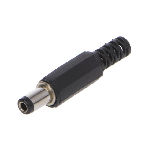 10 Pcs 5.5x2.5mm Male DC In-Line Plug Socket Jack Connector
