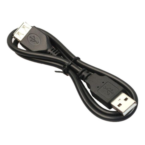 Black 0.6m USB Male to A Female Extender Data apter Cable