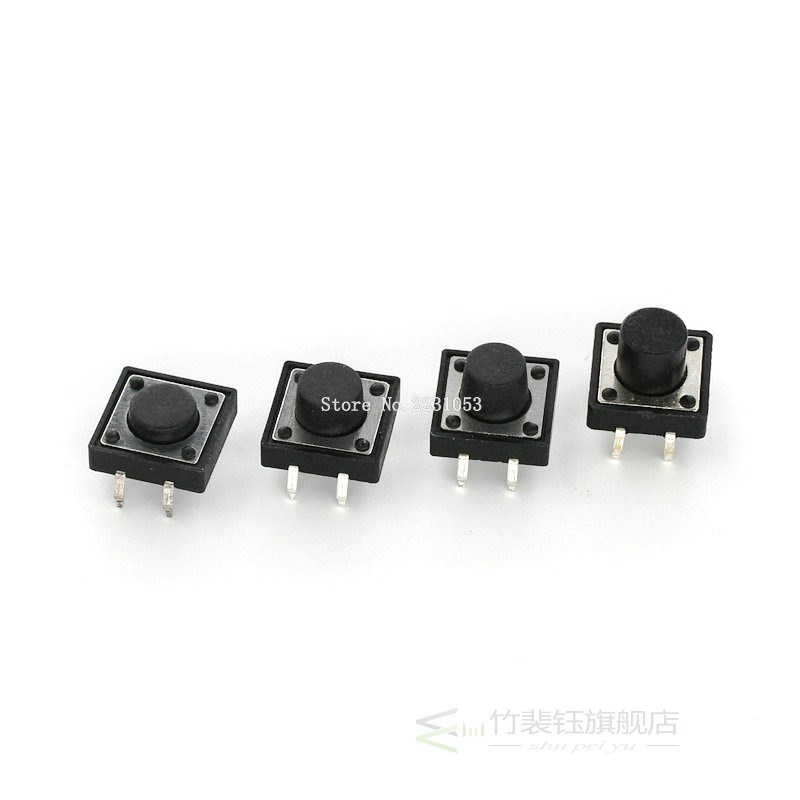 20PCS DIP Tactile Switch 12*12*5mm 7mm 8mm 9mm 12x12 4Pin T