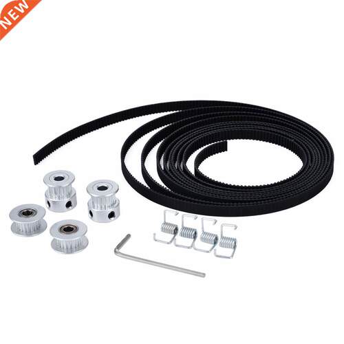 20T GT2 Timing Belt 2.5m Length + 4pcs Pulley Idler + 4pcs T