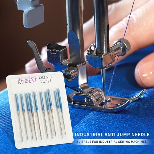 10pcs Industrial Anti-skipping Needles Sewing Stretch Cloth