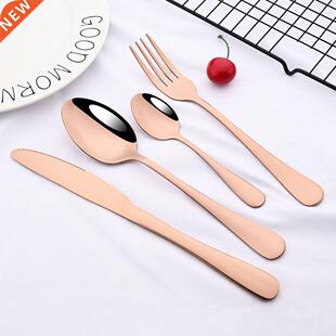 Promotion Dinnerware Set Stainless Steel Colorful Rainbow Go