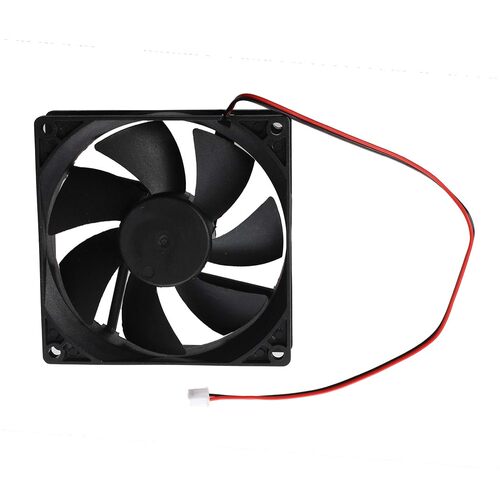 Black Plastic Square 9025 90 x 90 x 25mm DC 12V 0.25A Cooler