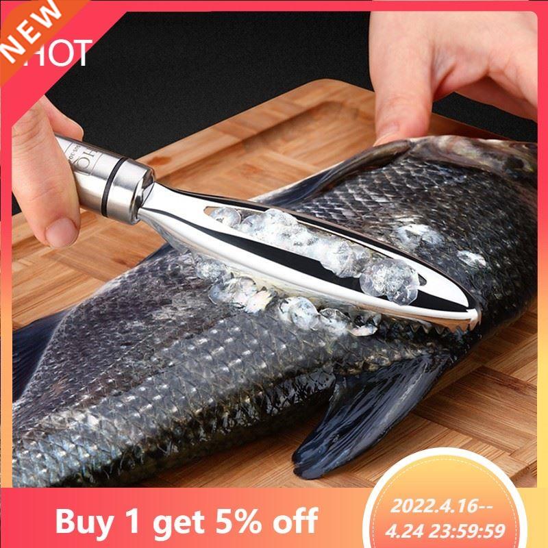 Stainless Steel Fish Scales Scraping Graters Remover Fish Cl