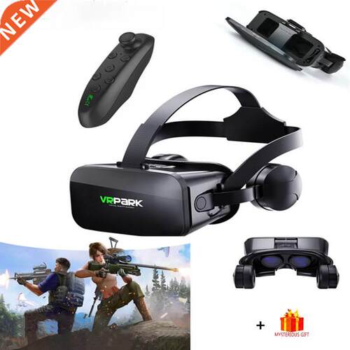 2022 New VR Virtual Reality 3D Glasses Stereo Headset Helmet