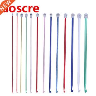 14 Sizes Crochet Hooks Aluminum Knitting Needles Hook 2.5 m