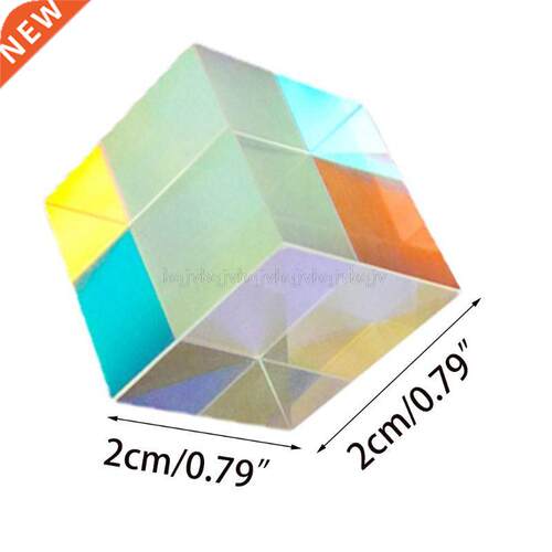 Colorful Combiner Splitter Cross Dichroic Cube RGB Prism Opt