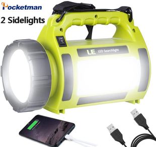 Rechargeable LED Camping Light 10000LM 5 Modes Flashlight La