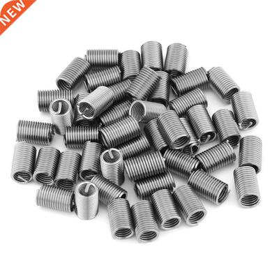100pcs M6 x 1.0 x 3D Thread Inserts Coiled Wire Helical Scre