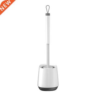Toilet Brush with Holder No Dead Ends Decontamination Stainl